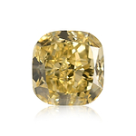 1.71 Carat Fancy Brownish Yellow Cushion Diamond VS2 GIA