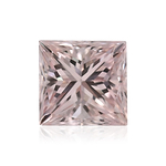 0.23 Carat Light Pink Princess Diamond VS2 GIA
