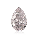 0.51 Carat Very Light Pink Pear Diamond SI1 GIA