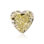 1.01 Carat Y-Z HEART Diamond VS1 GIA