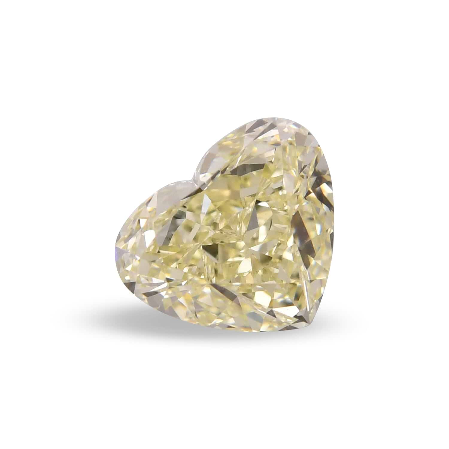 1.21 Carat Y-Z HEART Diamond VVS2 GIA