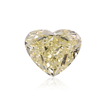 1.21 Carat Y-Z HEART Diamond VVS2 GIA