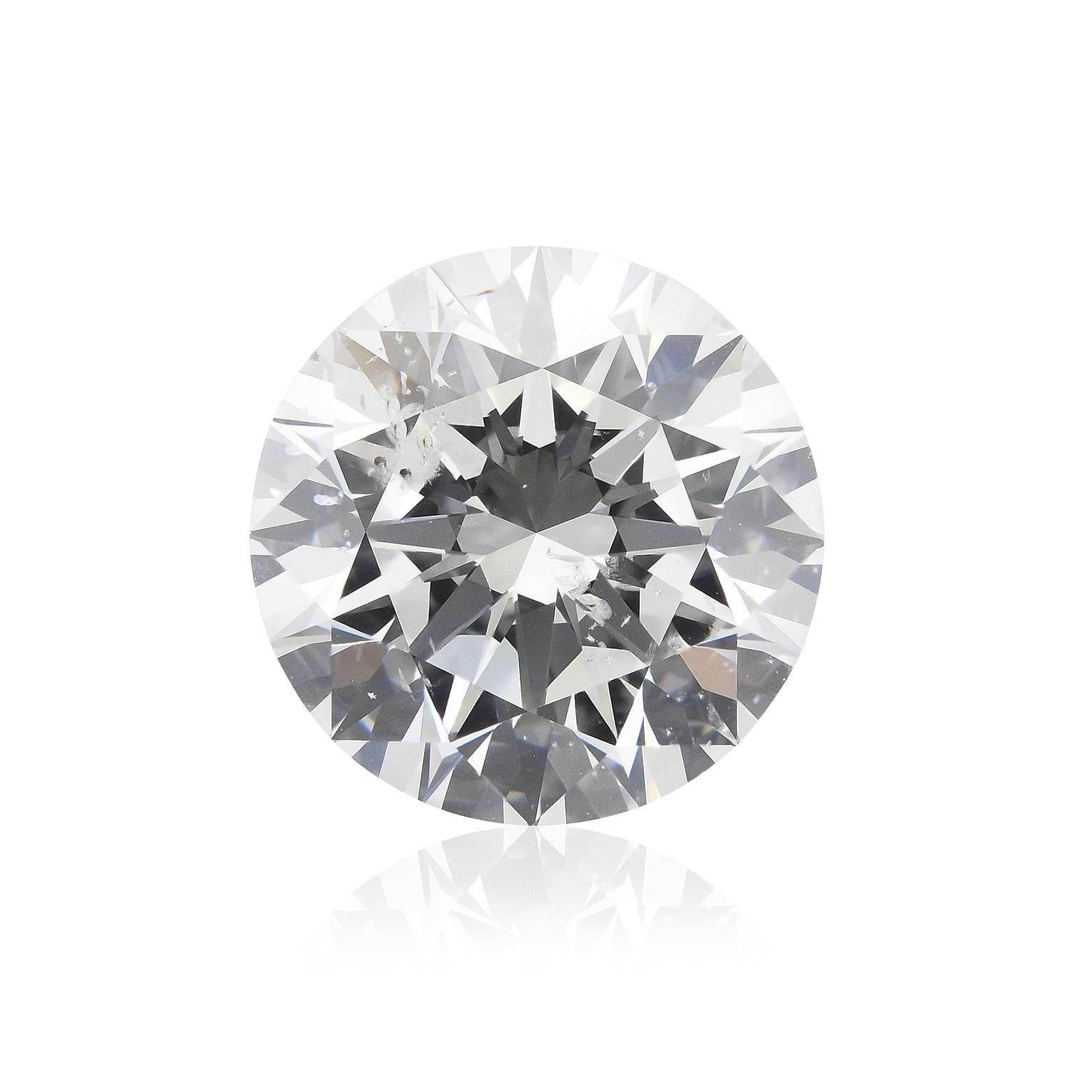 5.20 Carat F Round Brillant Diamond SI2 GIA