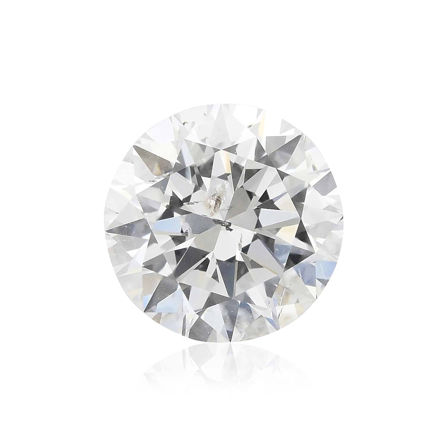 1.00 Carat G Round Brillant Diamond I1 GIA