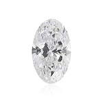 0.82 Carat D Oval Diamond SI2 GIA