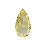 1.00 Carat Fancy Yellow Pear Diamond SI1 GIA