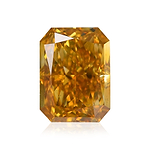 1.27 Carat Fancy Deep Orange Yellow Radiant Diamond SI1 GIA