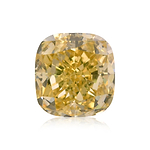 2.61 Carat Fancy Brownish Yellow Cushion Diamond VS2 GIA