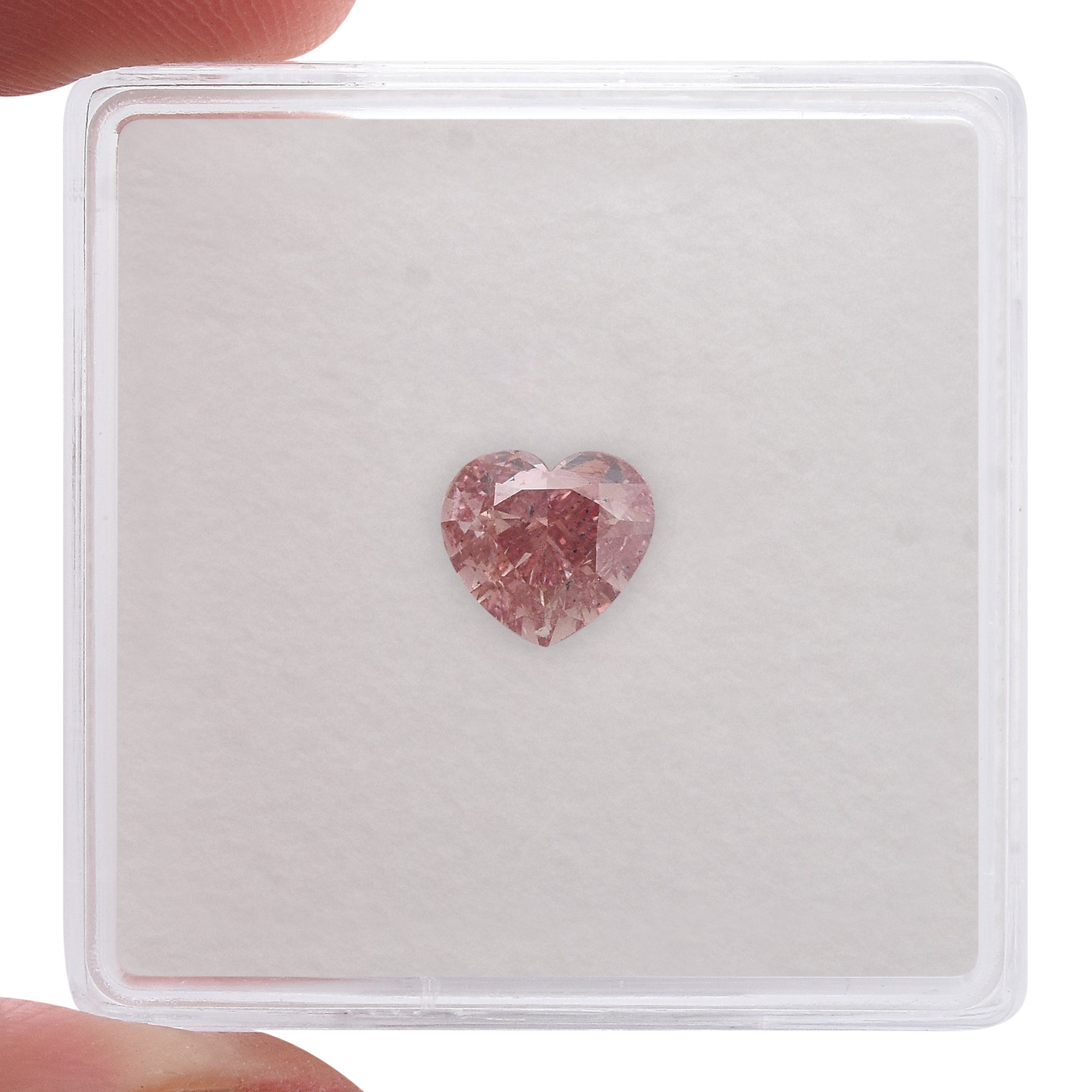 0.75 carat, Fancy Intense Purple Pink Diamond, 6PP, Pear