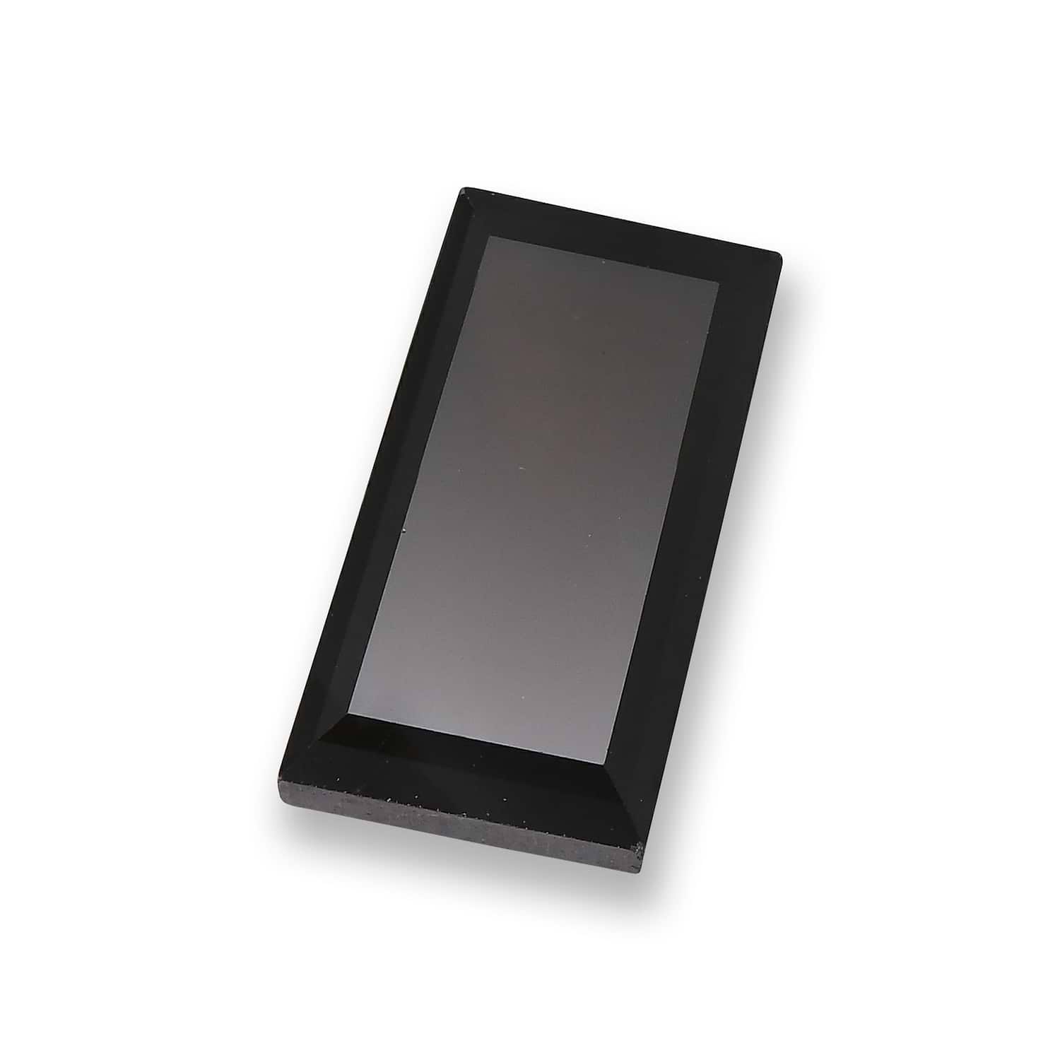 2.04 Carat Fancy Black Baguette Diamond GIA