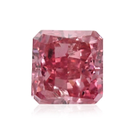 0.22 Carat Fancy Deep Pink Radiant Argyle Diamond (I2) GIA