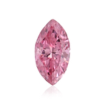 0.15 Carat Fancy Vivid Purplish Pink Marquise Diamond (I2) GIA