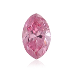 0.15 Carat Fancy Intense Purplish Pink Marquise Diamond (I2) GIA