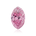 0.17 Carat Fancy Intense Purplish Pink Marquise Diamond (I2) GIA
