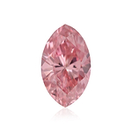 0.18 Carat Fancy Intense Pink Marquise Diamond (I2) GIA