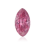 0.19 Carat Fancy Intense Purplish Pink Marquise Diamond (I2) GIA