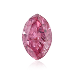 0.25 Carat Fancy Intense Purplish Pink Marquise Diamond (I2) GIA