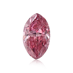 0.15 Carat Fancy Intense Pink Marquise Diamond SI2 GIA