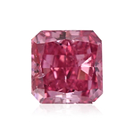 0.22 Carat Fancy Vivid Purplish Pink Radiant Diamond SI2 GIA