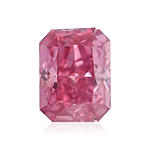 0.31 Carat Fancy Vivid Purplish Pink Radiant Diamond SI2 GIA