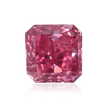 0.31 Carat Fancy Vivid Purplish Pink Radiant Diamond SI2 GIA
