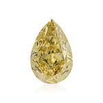 2.29 Carat Fancy Brownish Yellow Pear Diamond VVS2 GIA