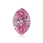 0.16 Carat Fancy Intense Purplish Pink Marquise Diamond I1 GIA