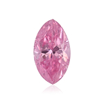 0.18 Carat Fancy Vivid Purplish Pink Marquise Diamond I1 GIA