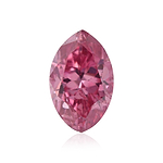 0.21 Carat Fancy Vivid Purplish Pink Marquise Diamond I1 GIA
