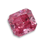 0.28 Carat Fancy Vivid Purplish Pink Radiant Diamond I1 GIA