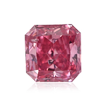 0.31 Carat Fancy Vivid Purplish Pink Radiant Argyle Diamond I1 GIA