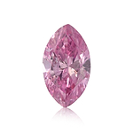 0.13 Carat Fancy Intense Purple Pink Marquise Diamond (SI1) GIA