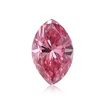 0.14 Carat Fancy Intense Pink Marquise Diamond (SI1) GIA