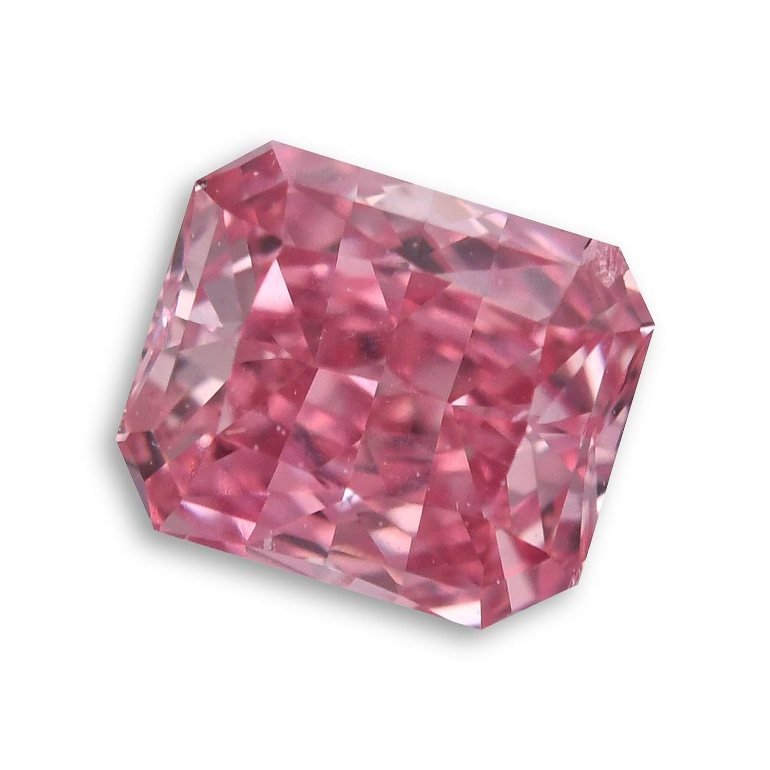 0.23 Carat Fancy Vivid Pink Radiant Diamond SI1 GIA