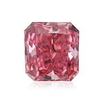 0.34 Carat Fancy Vivid Pink Radiant Diamond SI1 GIA