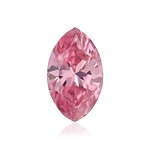 0.11 Carat Fancy Vivid Pink Marquise Diamond (VS1) GIA