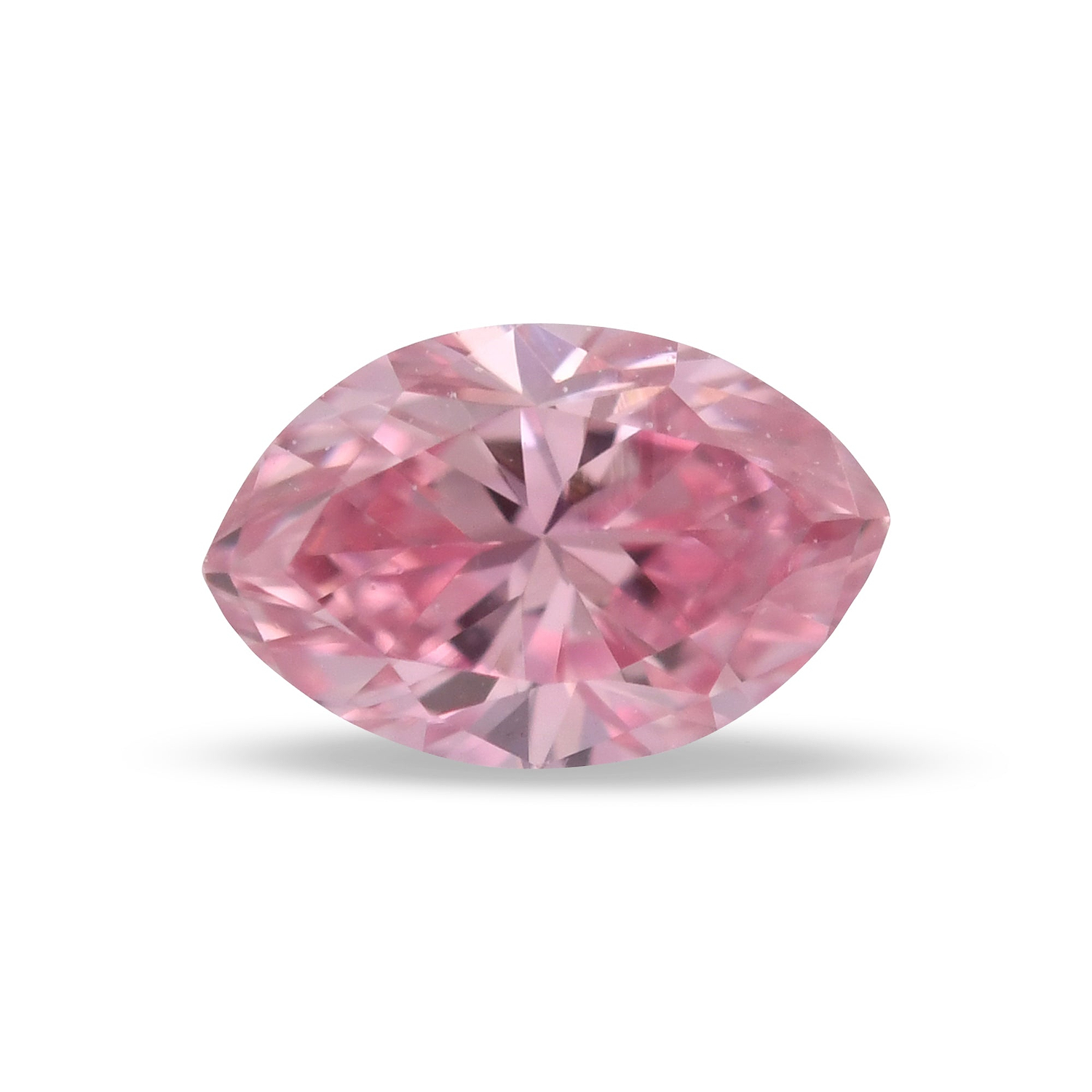 0.14 Carat Fancy Intense Pink Marquise Diamond (VS1) GIA