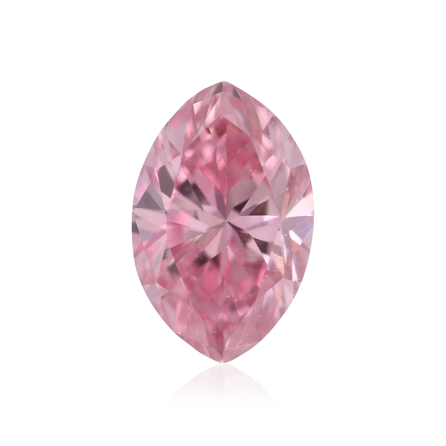 0.14 Carat Fancy Intense Pink Marquise Diamond (VS1) GIA