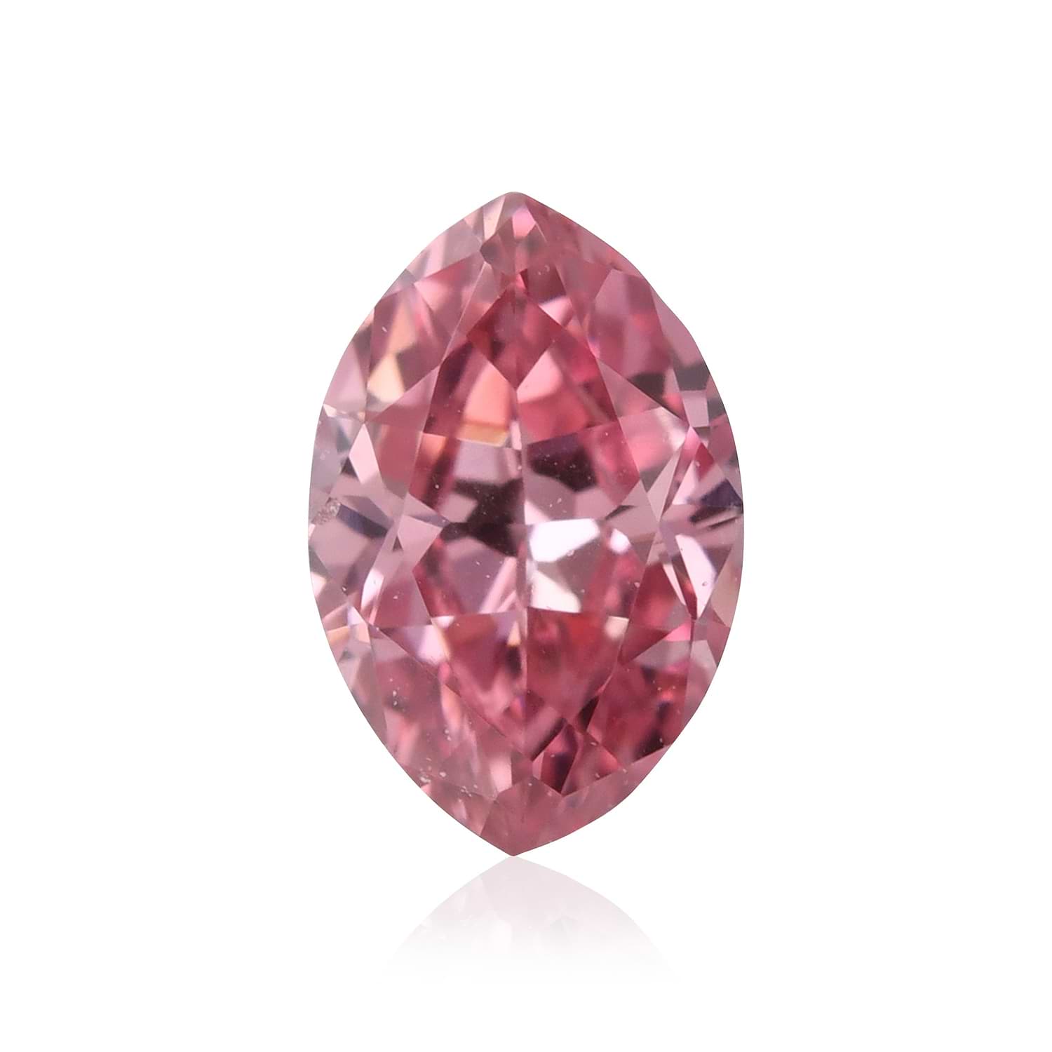 0.20 Carat Fancy Vivid Pink Marquise Diamond VS2 GIA