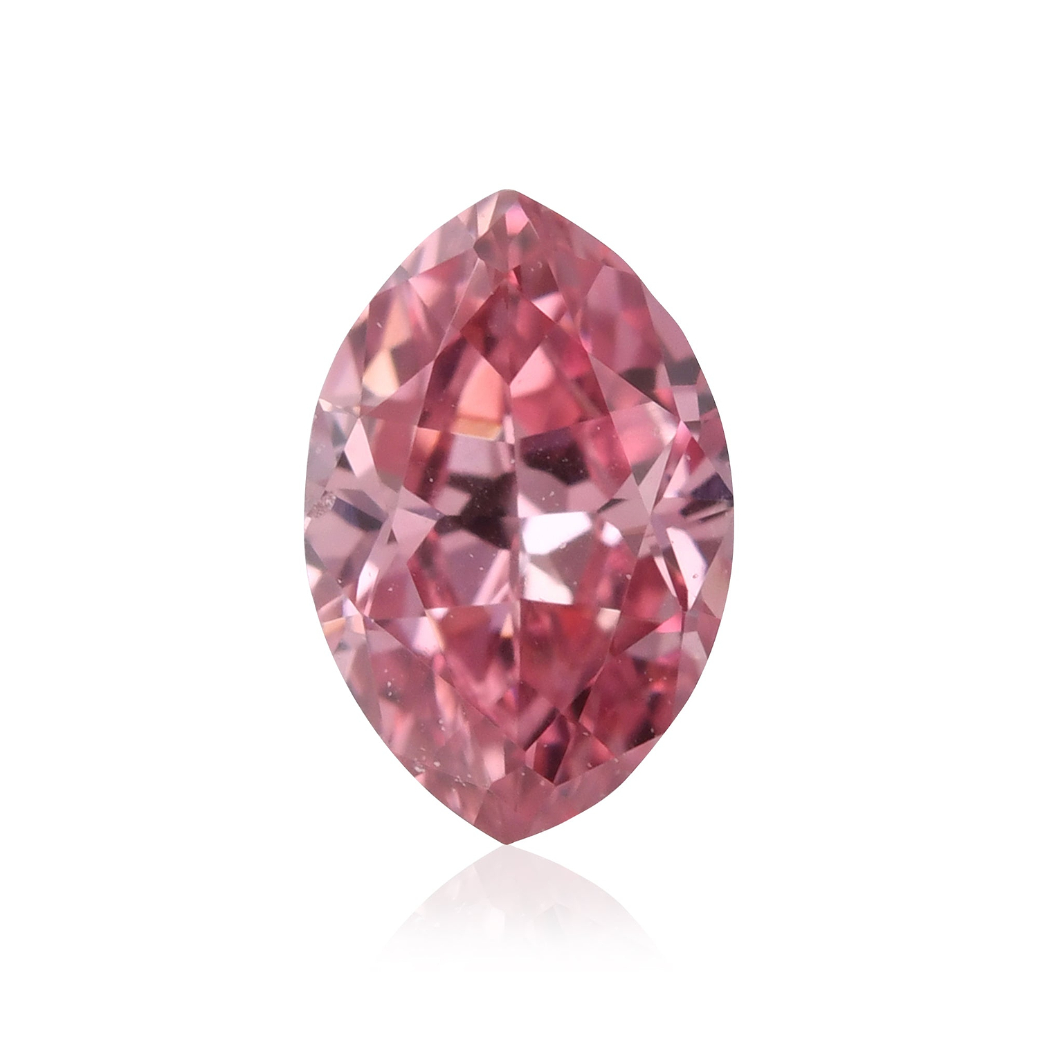 0.20 Carat Fancy Vivid Pink Marquise Diamond VS2 GIA