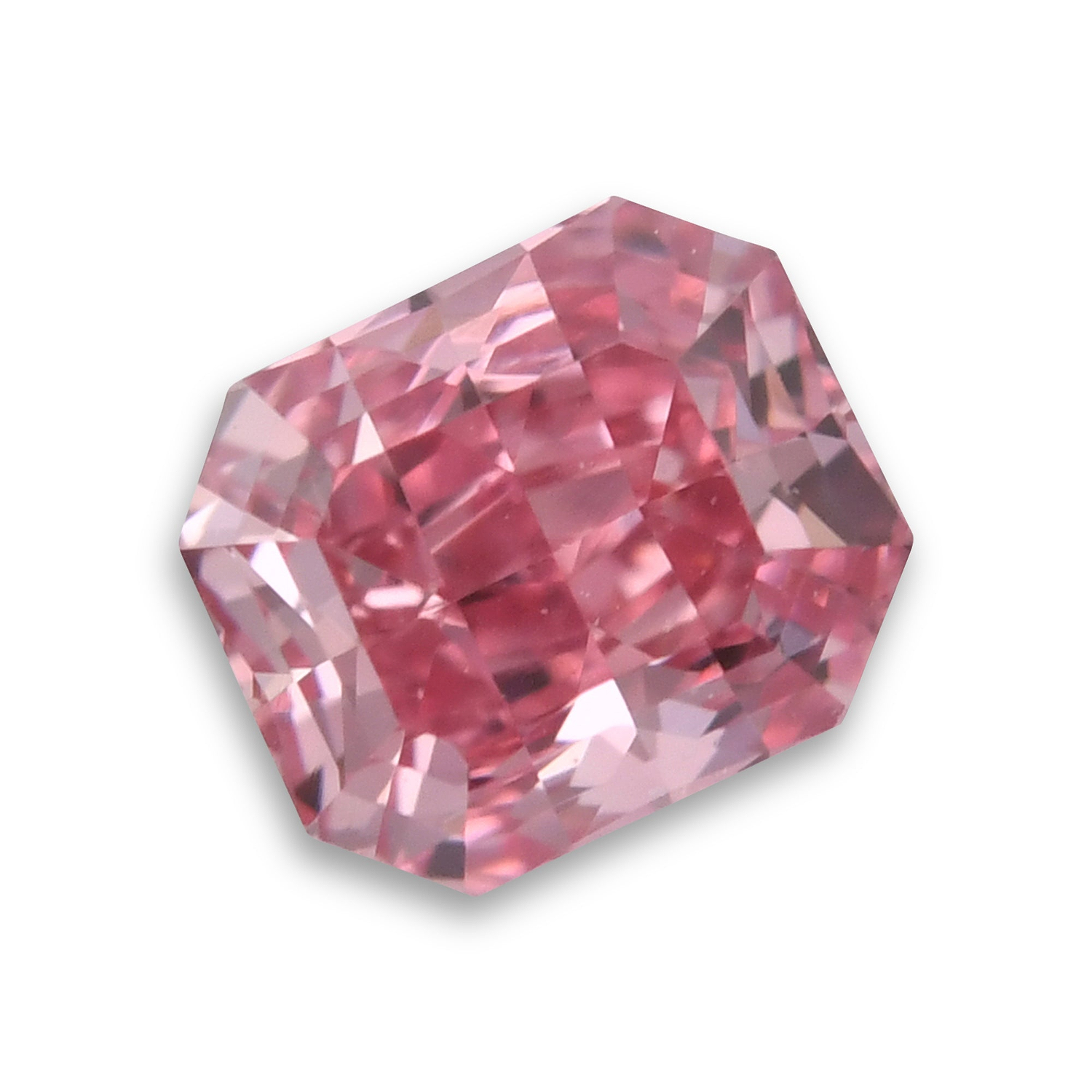 0.22 Carat Fancy Vivid Purplish Pink Radiant Diamond VS2 GIA