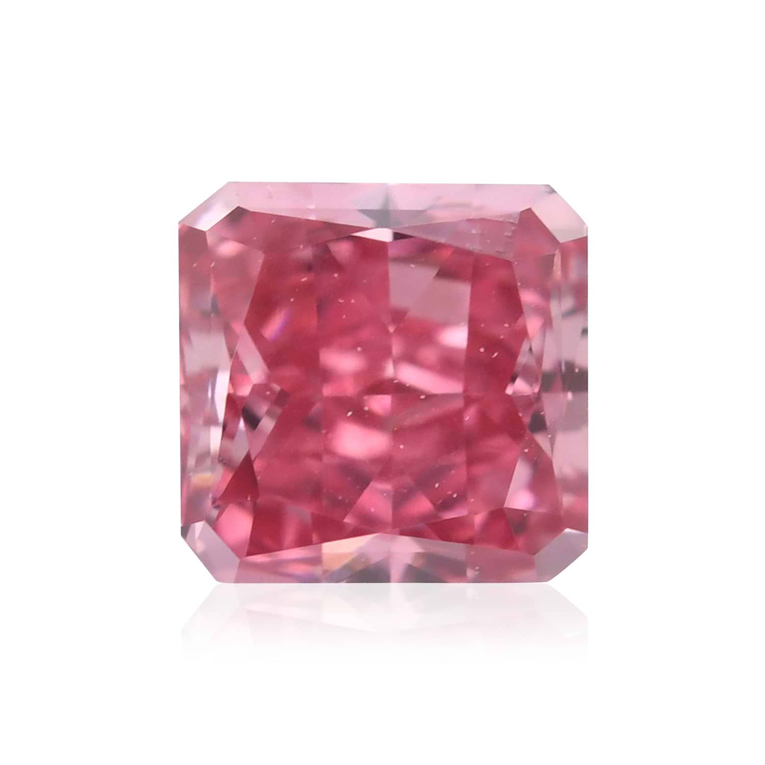 0.23 Carat Fancy Vivid Purplish Pink Radiant Diamond VS1 GIA