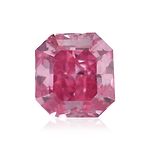 0.26 Carat Fancy Vivid Purplish Pink Radiant Diamond VVS1 GIA