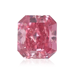 0.28 Carat Fancy Vivid Purplish Pink Radiant Diamond VS1 GIA