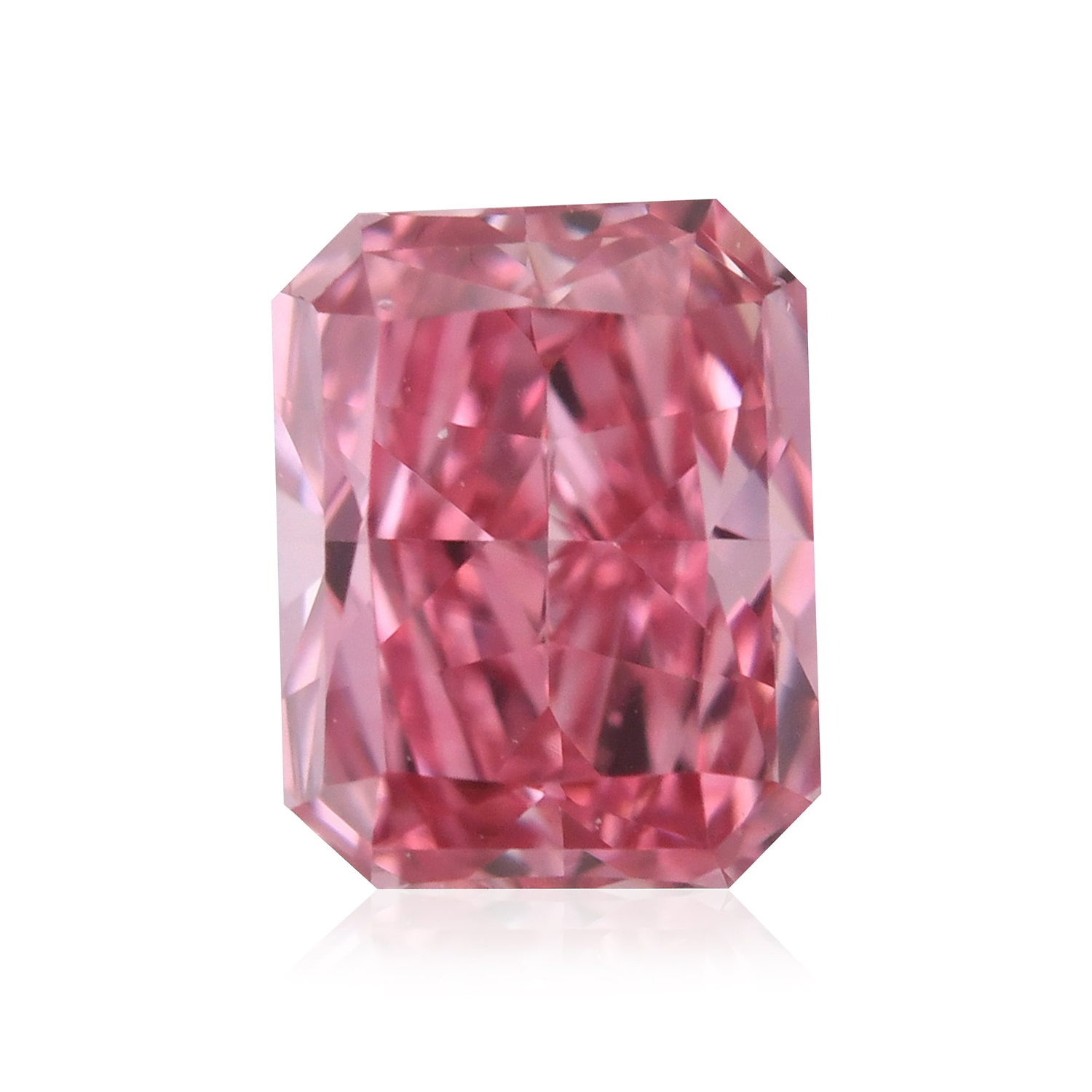 0.30 Carat Fancy Vivid Pink Radiant Diamond VS2 GIA and Argyle