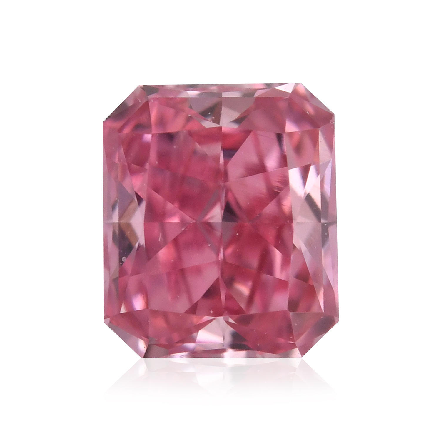 0.31 Carat Fancy Vivid Pink Radiant Argyle Diamond VVS2 GIA