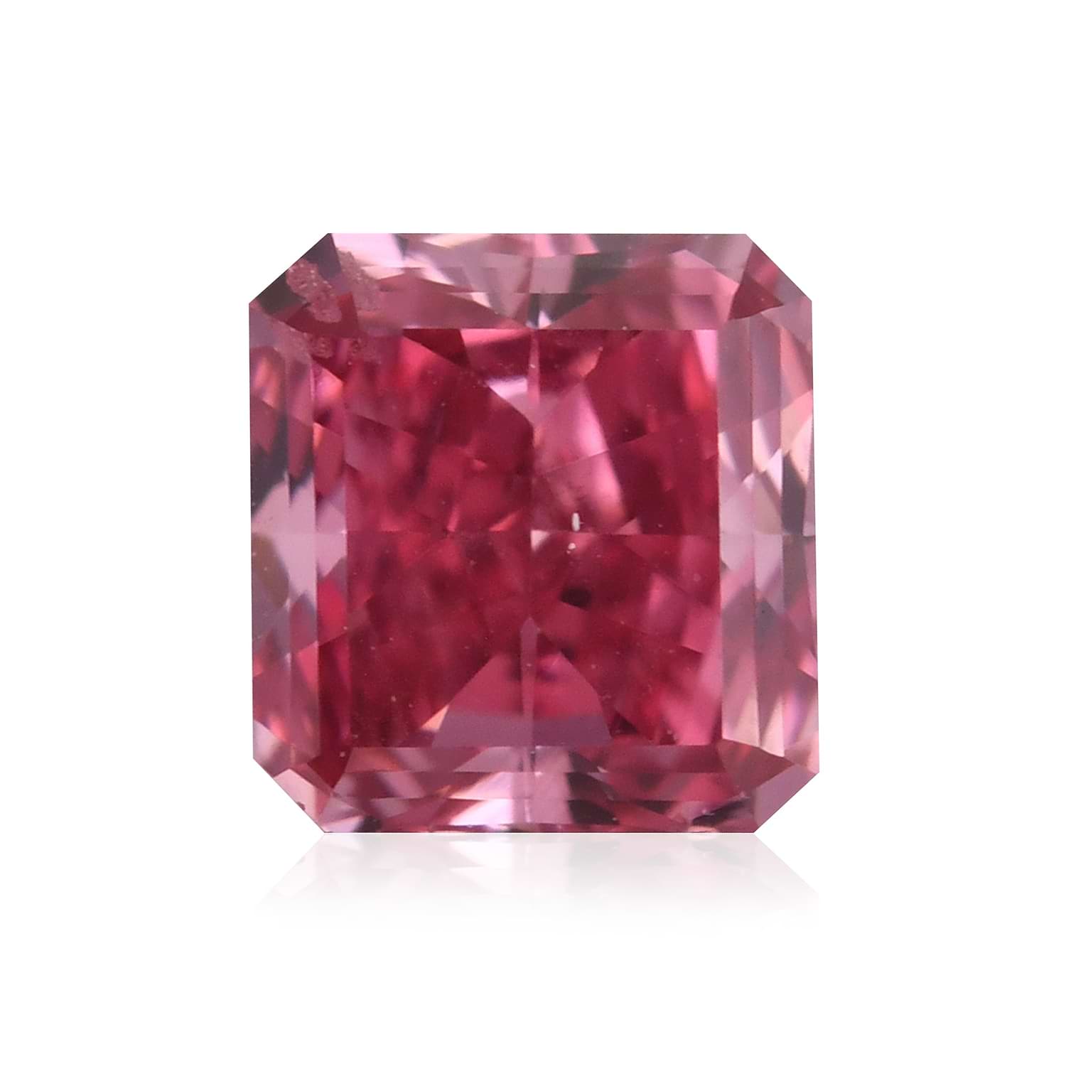 0.29 Carat Fancy Vivid Purplish Pink Radiant Argyle Diamond SI2 GIA