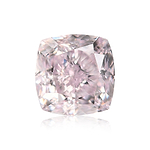 0.62 Carat Fancy Light Purplish Pink Cushion Diamond VS1 GIA