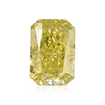 0.44 Carat Fancy Yellow Radiant Diamond SI1 GIA