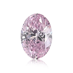 0.19 Carat Fancy Intense Purplish Pink Oval Diamond (I1) GIA